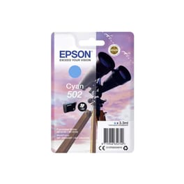 Epson 502 Κυανό Μελάνι Εκτυπωτή C13T02V24010