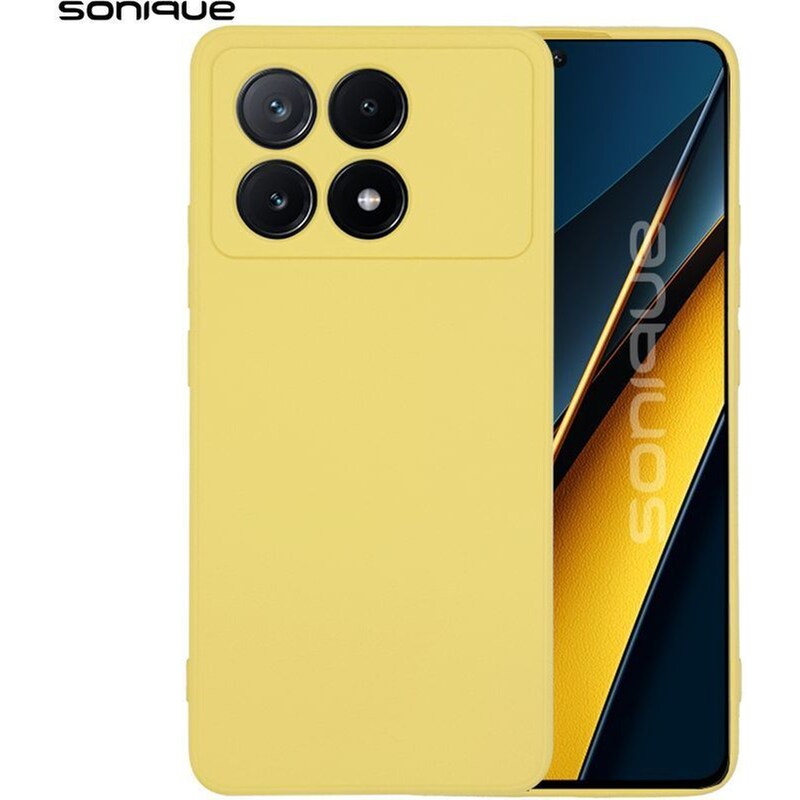 Θήκη Xiaomi Poco X6 Pro 5G - Sonique Σιλικόνης My Colors - Κίτρινο