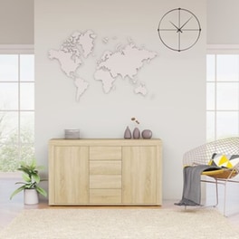 Vidaxl Μπουφές Sonoma Δρυς 120 X 36 X 69 Εκ. Από Μοριοσανίδα