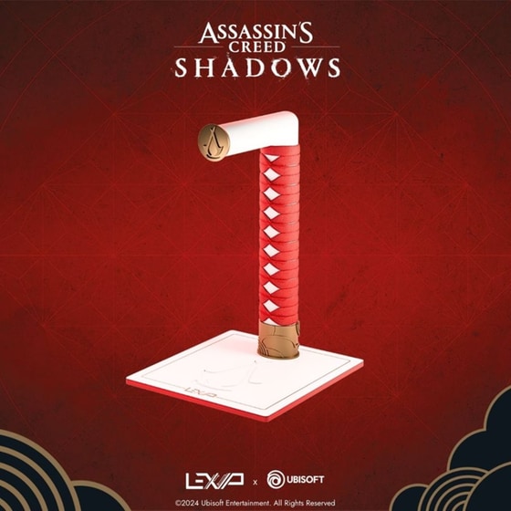Lexip x Ubisoft Assassin's Creed Shadows Stand - Αξεσουάρ Headset - Λευκό/Κόκκινο image 5