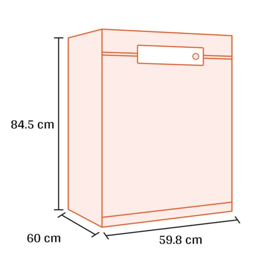 MIDEA MDWEF1433DSS-W για 14 Σερβίτσια Inox Πλυντήριο Πιάτων image 1