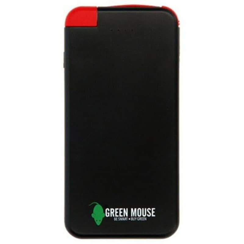 GREEN MOUSE Powerbank Green Mouse 46956507 5.000mAh - Μαύρο