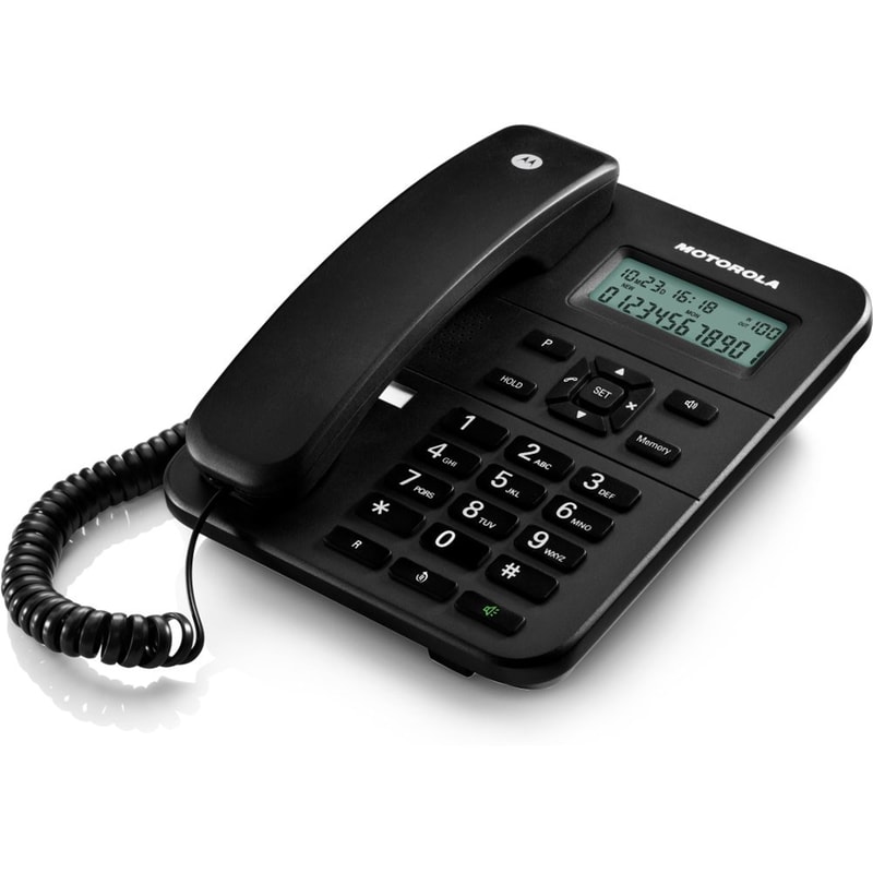MOTOROLA Ενσύρματο Τηλέφωνο Motorola CT202 - Μαύρο