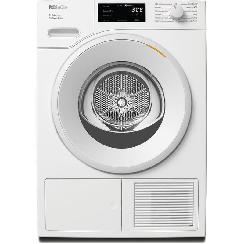 MIELE MIELE TSC643WP EcoSpeed 8 kg με Αντλία Θερμότητας Λευκό Στεγνωτήριο Ρούχων