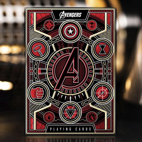 Theory 11 Συλλεκτική Τράπουλα Marvel Avengers Red Edition image 1