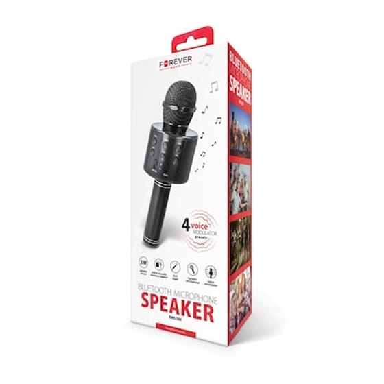 Φορητό Ηχείο Maxlife microphone with speaker MX-300 Karaoke - Μαύρο image 4