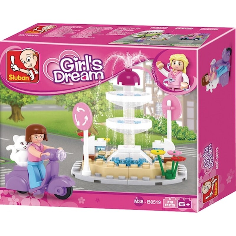 Sluban Τουβλάκια Girls Dream, Fountain M38-b0519, 79τμχ