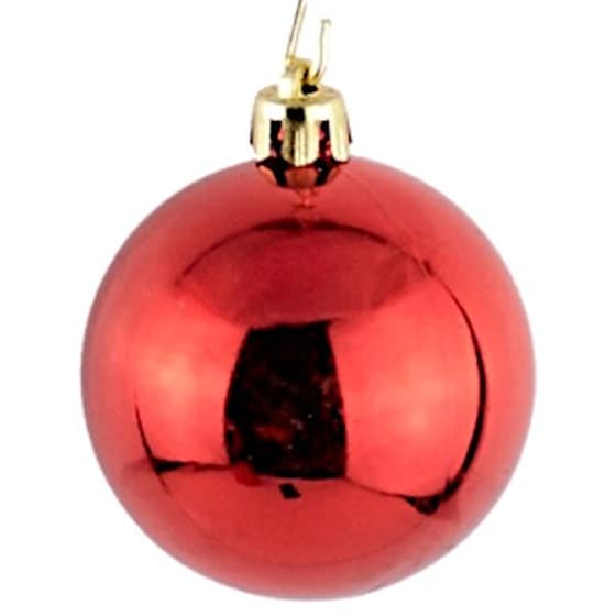 Μπάλα Κόκκινο Πλαστικό 25cm image 0