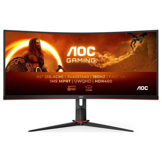 AOC Agon CU34G2XP Gaming Monitor 34'' QHD VA Curved 180Hz 1 ms image 0