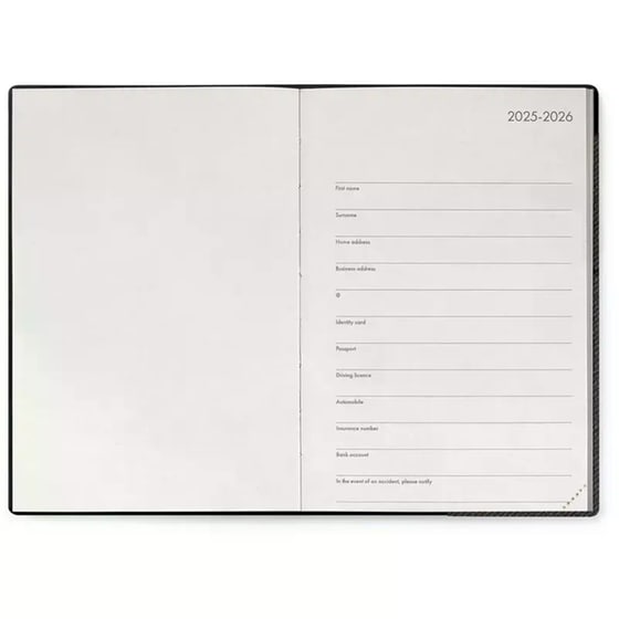 Ημερολόγιo Ημερήσιο Legami 2026 12Μ Medium Deep Graphite image 2