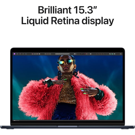 Apple MacBook Air with M3 Chip 15.3''QHD (Apple M3/16GB/512GB SSD/MacOs) Midnight image 4