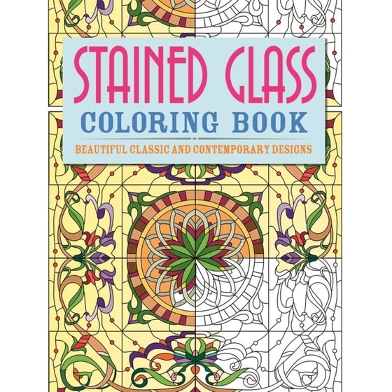 Stained Glass Colouring Book image 0