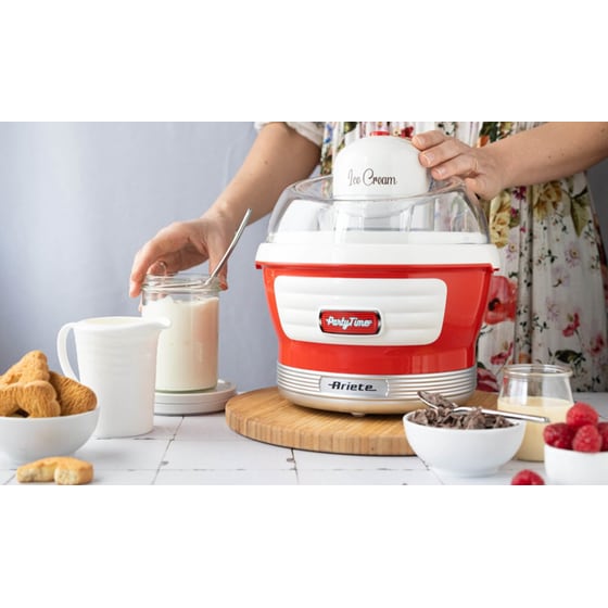 Παγωτoμηχανή ARIETE MAKER PARTY TIME 0643/00 12 W 1.5 L Κόκκινο image 6