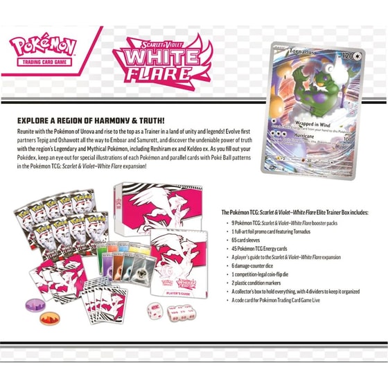 Pokémon TCG: Scarlet & Violet 10.5 White Flare Elite Trainer Box image 2