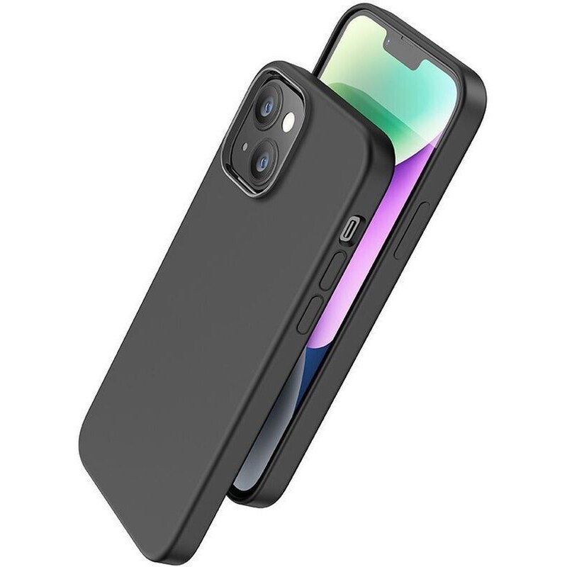 Θήκη Apple iPhone 15 Plus - Hoco Pure Series Silicone Magnetic - Μαύρο