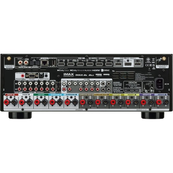 Ραδιοενισχυτής Denon AVC-X3900H - Μαύρο image 3