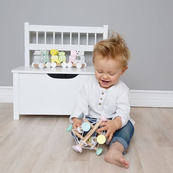 Jabadabado Ξύλινο Παιχνίδι Τρενάκι Με Ζωάκια 32x9x7εκ. Jb-c2501 image 2