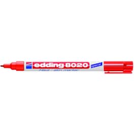 Μαρκαδόρος Ανεξίτηλος Edding 8020 Κόκκινο 1.0 mm