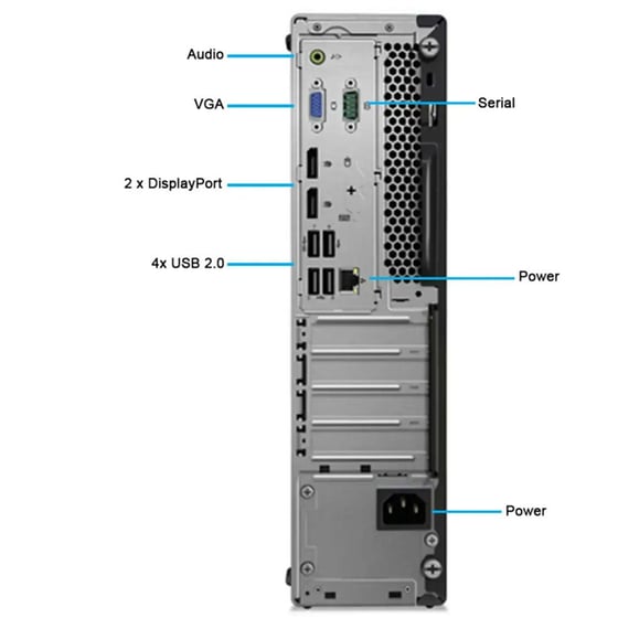 Refurbished Desktop Lenovo M720 SFF (Intel Core i5-8400/8GB/256GB SSD/UHD Graphics 630/Win11Home) | Grade A image 1