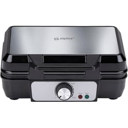 ALPINA Waffle Maker 1000 W Ασημί Βαφλιέρα