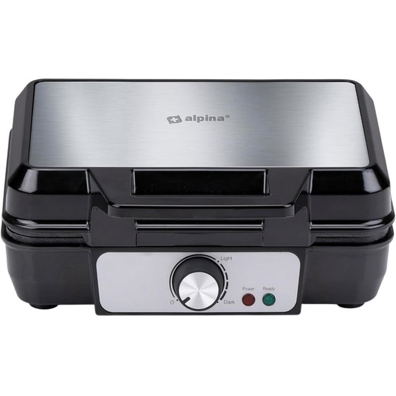 ALPINA Waffle Maker 1000 W Ασημί Βαφλιέρα image 0