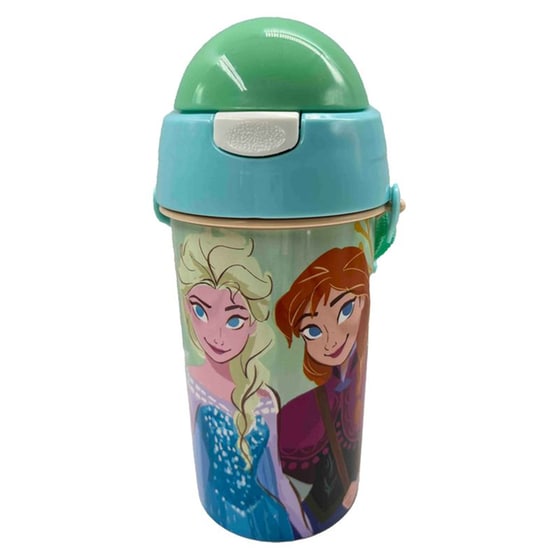 Παγούρι Gim Πλαστικό Fd Frozen 500 ml Μπεζ image 0