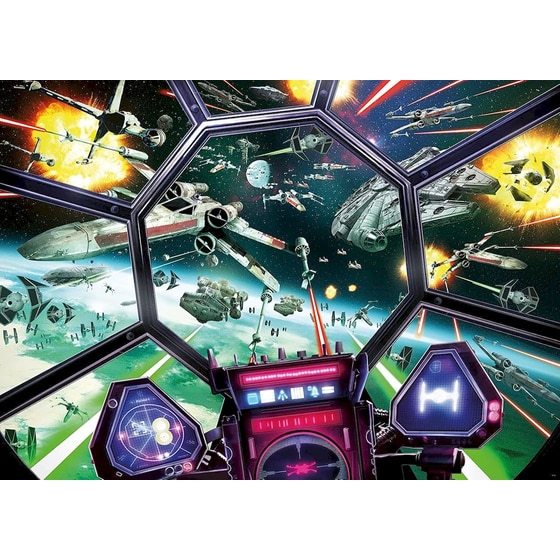 Παζλ Ravensburger Star Wars: TIE Fighter Cockpit (1000 Κομμάτια) image 1