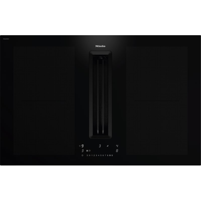 MIELE KMDA7676-1FL 80 cm Μαύρο Επαγωγική Εστία Αυτόνομη