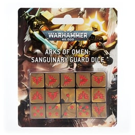 Arks Of Omen: Sanguinary Guard Dice Warhammer 40k GAMES WORKSHOP