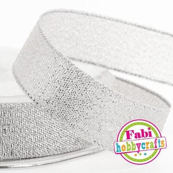 Fabi Κορδελα Lurex 1cm X 10m Ασημι image 0