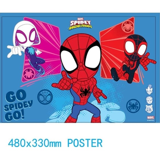 Παιδικό Παζλ Χρωματισμού 2 Όψεων Luna Toys Marvel Spidey & his Amazing Friends (60 Κομμάτια) image 3