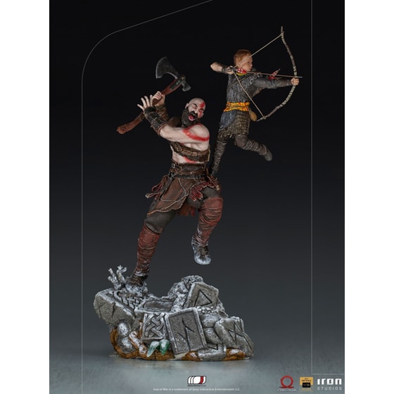 Συλλεκτική Φιγούρα Iron Studios BDS: God of War - Kratos and Atreus Art Scale Statue (1/10) (SOGAME49221-10) image 2