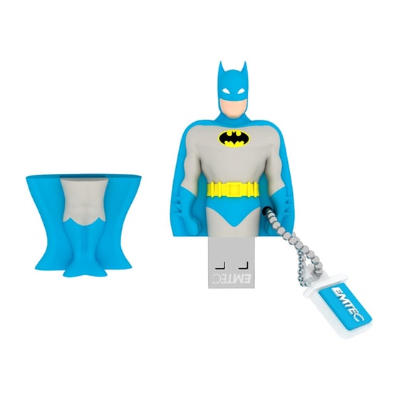 USB stick Emtec SH102 BatMan 8GB - USB 2.0 - Μπλε image 3