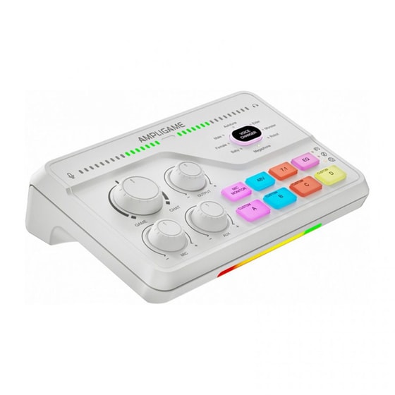 Gaming Μίξερ Ήχου Fifine SC8W - Λευκό image 1