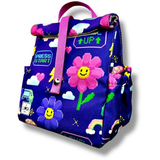Τσαντάκι Φαγητού The Lunchbags Kids Flowers image 0