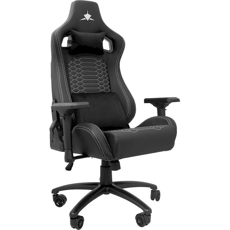 Gaming Καρέκλα White Shark Phoenix από Δερματίνη - Μαύρη