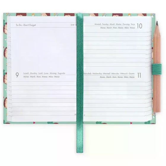 Ημερολόγιο 2-Day Legami 2026 12M Mini Hedgehog image 1