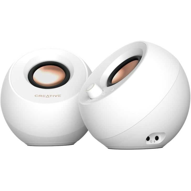 Creative Pebble Pro Rgb Bluetooth Ηχεία Υπολογιστή (51mf171000003) - White