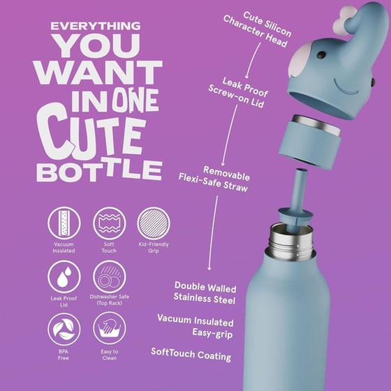 Μπουκάλι Θερμός Asobu Bestie Elephant 460ml image 3