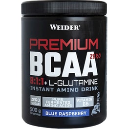 Weider Premium BCAA 8:1:1 + L-Γλουταμίνη Σκόνη Blue Raspberry - 500gr