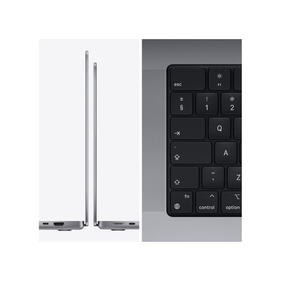 Apple MacBook Pro M1 Pro Chip 14" QHD+ (Apple M1 Pro 8-Core CPU/16GB/512GB SSD/M1 Pro 14-Core GPU/macOS Monterey) Space Grey image 3
