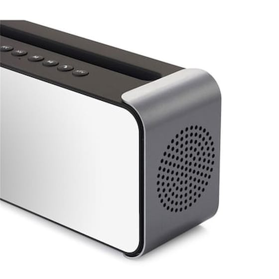 Oem Clock Φορητό Ηχείο 10 W - Ασημί image 3