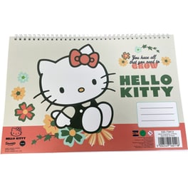 Μπλοκ Ζωγραφικής Gim Α4 Σπιράλ Hello Kitty 30 Φύλλων