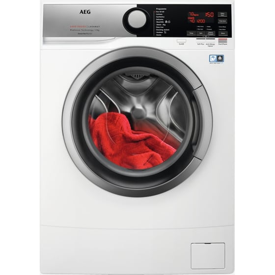 AEG L6SME47S 7 kg 1.400 Στροφές Λευκό Πλυντήριο Ρούχων image 0