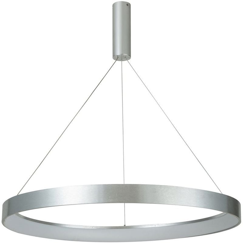 Φωτιστικό Οροφής Led Dimmable Homelighting Amaya 77-8145 από Αλουμίνιο - Ασημί HOMELIGHTING