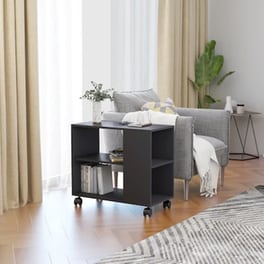 Τραπεζάκι Σαλονιού VidaXL από Μοριοσανίδα 70x35x55cm - Γκρι