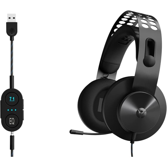 Ακουστικά Headset Lenovo Legion H500 Pro με Μικρόφωνο - Μαύρο image 1
