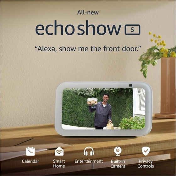 Smart Display Hub Amazon Echo Show 5 3nd Generation - Cloud Blue image 2