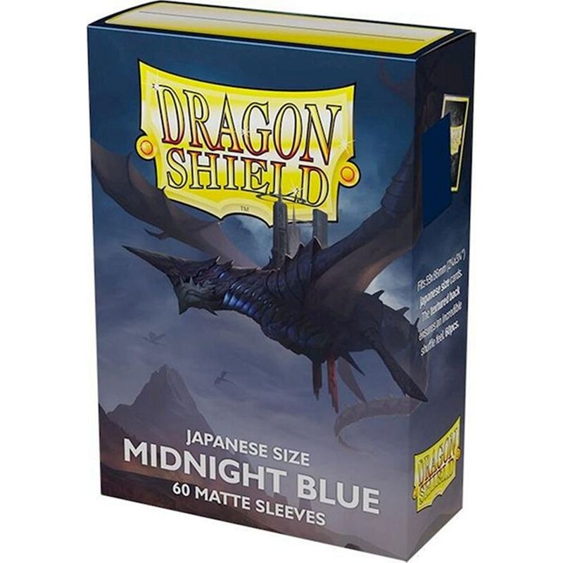 DRAGON SHIELD Dragon Shield Sleeves Japanese Small Size - Matte Midnight Blue (60 Sleeves)