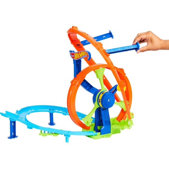 Hot Wheels Stunt Tracks Πίστα Γρήγορη Εκκίνηση με Loop (JBX65) image 4